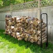 Nature Spring Nature Spring 8-Foot Firewood Rack with Cover 343081GKC